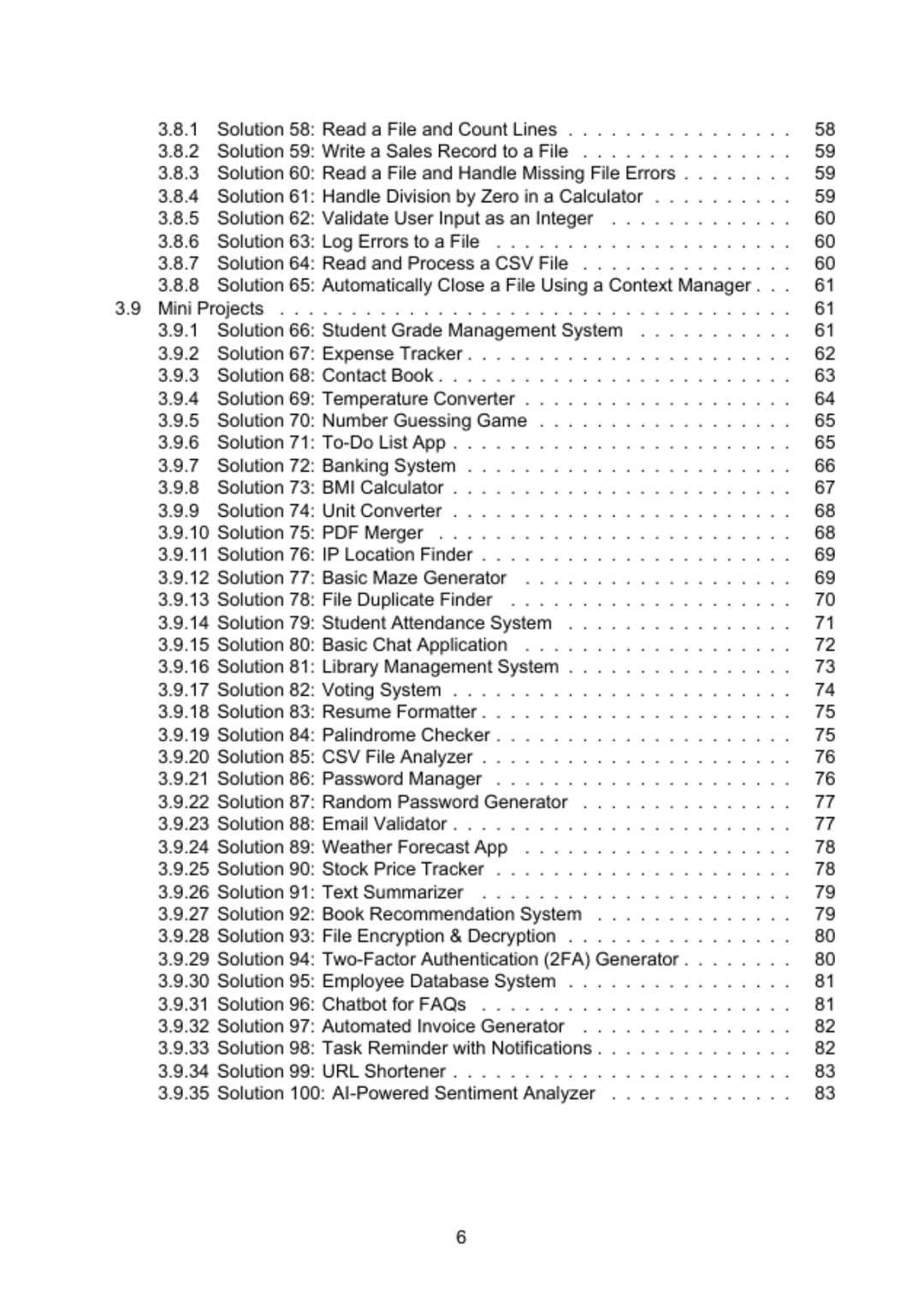 100 Python Exercises with Solutions preview 5