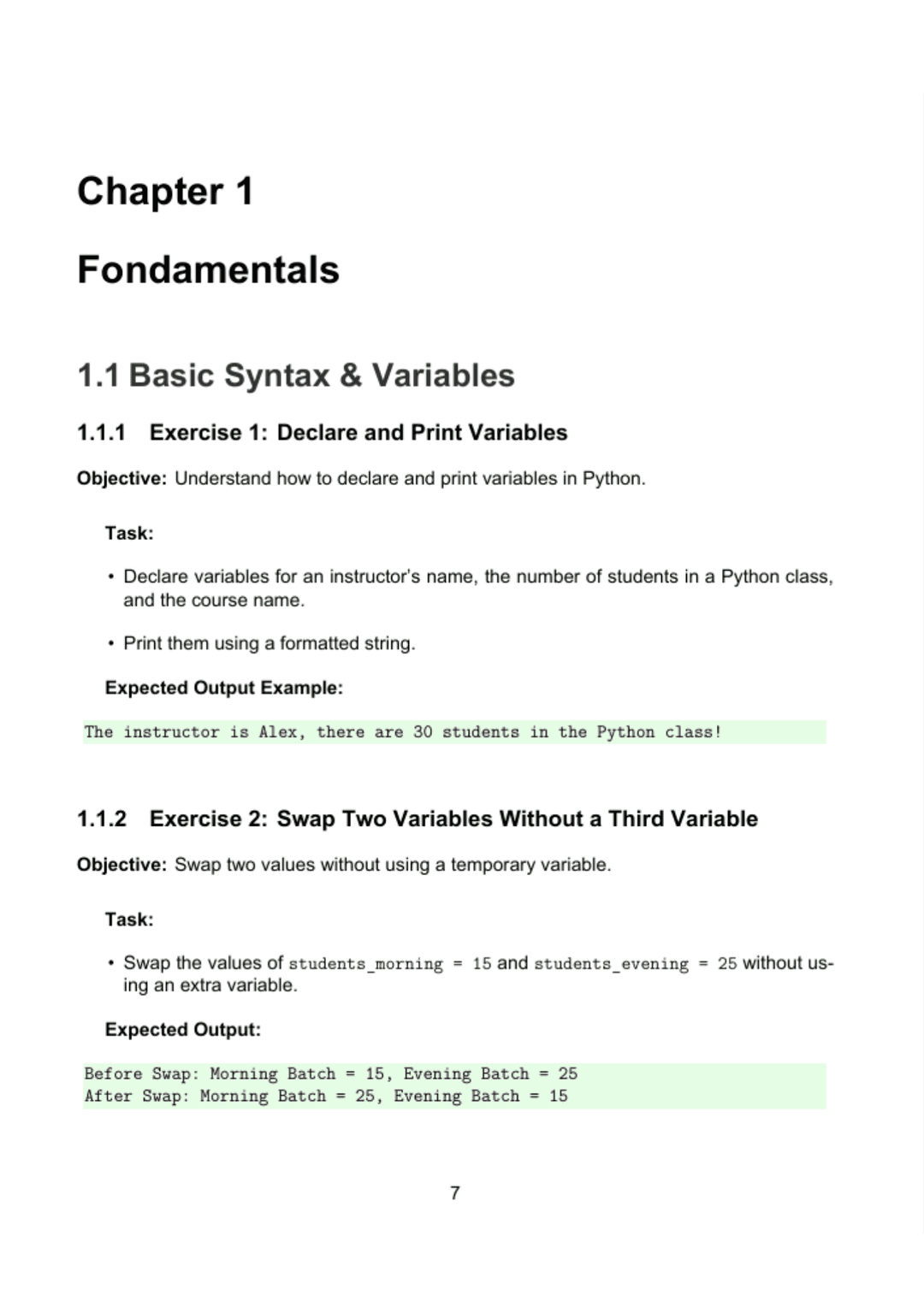 100 Python Exercises with Solutions preview 6